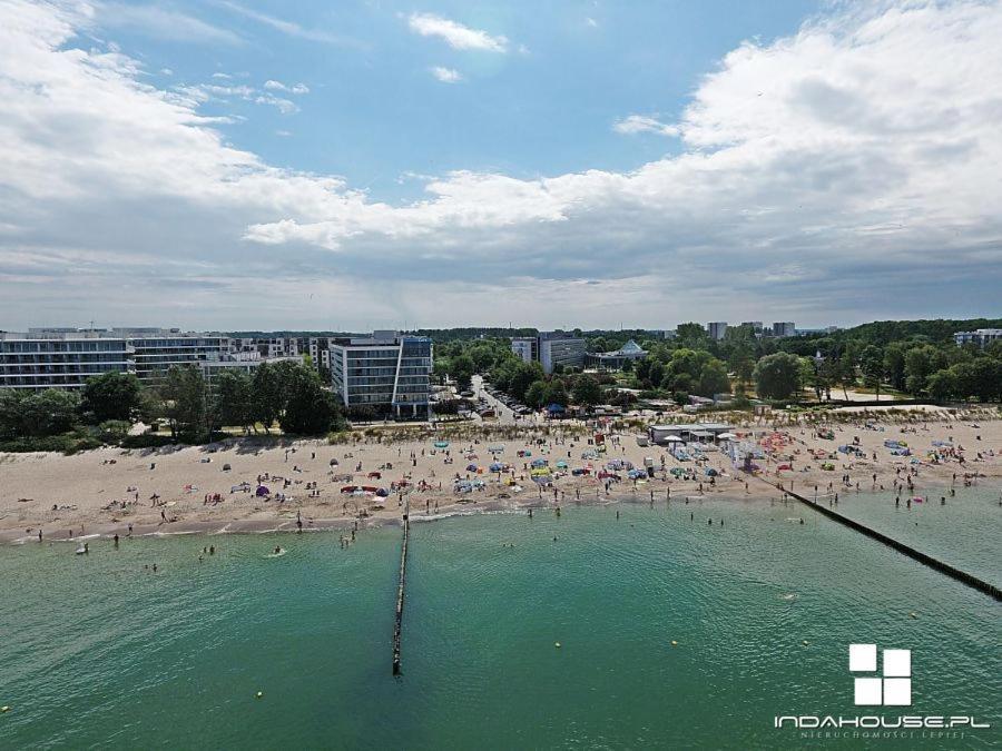 Apartamentyprzymorzu Marine***** Apartament Dwupoziomowy Z Widokiem Na Morze Kolobrzeg Bagian luar foto