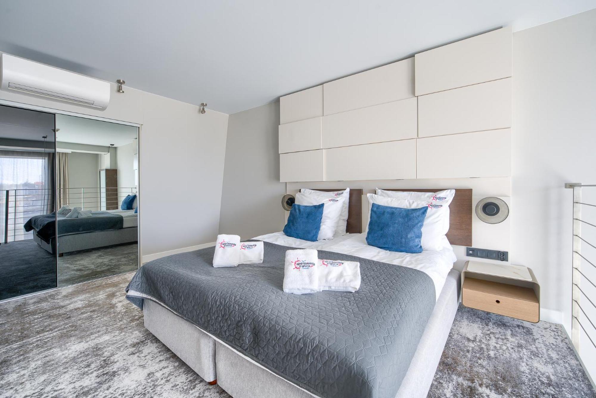 Apartamentyprzymorzu Marine***** Apartament Dwupoziomowy Z Widokiem Na Morze Kolobrzeg Bagian luar foto